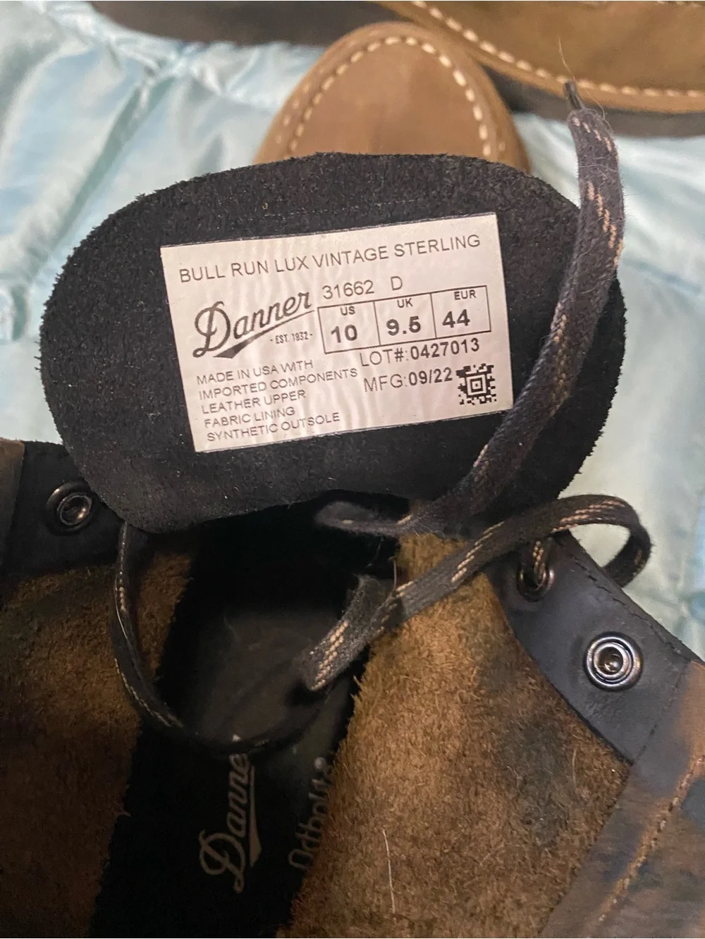 EUC Men’s Danner Bull Run Lux Vintage Brown Leather Moc Toe Boots Sz 10 $379